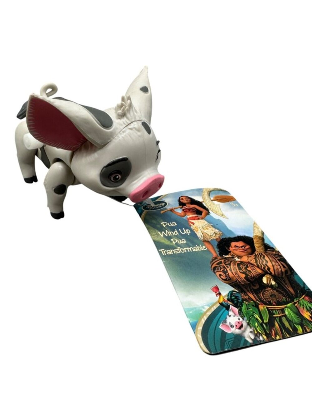 Disney store Moana Pua Wind-Up Toy transformable movable gray 4" READ NEW